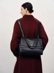 Maletín de Cuero de Gran Capacidad al por Mayor de Fábrica, Bolso Cruzado para Mujer - Product Image 5