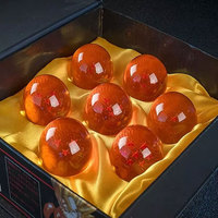 7 pièces/ensemble 4.3cm DBZ Gonku modèle jouet 7 étoiles boules dragonées ensemble PVC Collection jouets pour enfants cadeaux en gros