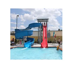 Commerciële Gebruikte 15 Ft Aangepaste Waterglijbanen Voor Kinderen En Volwassenen Zwembad