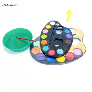 Paleta <span class=keywords><strong>de</strong></span> Acuarelas <span class=keywords><strong>de</strong></span> Plástico Sólido <span class=keywords><strong>de</strong></span> 12 <span class=keywords><strong>Colores</strong></span> al por Mayor, Tamaños Grande y Pequeño para Niños, Estudiantes y Artistas - Product Image 4
