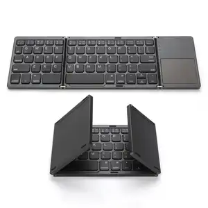 stock ABS Portable pocket mini touchpad tablet folding foldable keyboard for asus x550