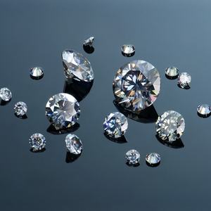 Moissanita Sintética Gris Suelta al por Mayor, Corte Brillante, Calidad VVS1, para Decoración de Relojes, Fabricante - Product Image 5