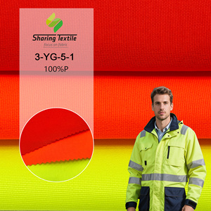 High Visibility 100% Polyester Oxford Neon Colors Fluorescent Fabric for Safety Vest - Product Image 1
