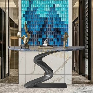 Muebles <span class=keywords><strong>de</strong></span> Sala <span class=keywords><strong>de</strong></span> Estar Xuanzhen, <span class=keywords><strong>Mesas</strong></span> <span class=keywords><strong>de</strong></span> Consola <span class=keywords><strong>de</strong></span> Mármol, Mesa <span class=keywords><strong>de</strong></span> <span class=keywords><strong>Entrada</strong></span> <span class=keywords><strong>de</strong></span> Acero Inoxidable Dorado, <span class=keywords><strong>Mesas</strong></span> <span class=keywords><strong>de</strong></span> Consola <span class=keywords><strong>de</strong></span> <span class=keywords><strong>Entrada</strong></span> <span class=keywords><strong>Modernas</strong></span> <span class=keywords><strong>de</strong></span> Lujo - Product Image 3