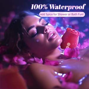 Rose Dildo Vibrator Verbesserte Spielzeug für Erwachsene 12 Vibrations modi Frauen Klitoris Nippel Sauger G-Punkt Vibratoren Frau Paare Adult Sex - Product Image 6