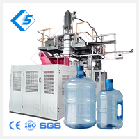 Máquina de Moldeo por Extrusión y Soplado para Fabricación de Botellas de Plástico de 5 Galones, Barriles de Agua Mineral Pura