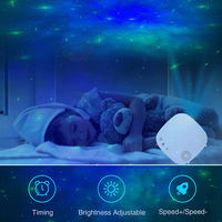 Projecteur de nuit Galaxy Projecteur d'étoiles avec haut-parleur Bluetooth Télécommande LED Nebula Cloud Cadeau pour enfants