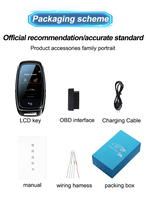 Système d'entrée sans clé pour voiture avec écran LCD intelligent universel, Bluetooth 5.0 et batterie 450 mAh pour Audi VW Land Rover Cadillac KIA