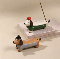Ornement de bureau en résine animaux de dessin animé, décoration de bureau, cadeau porte-bonheur mascotte, cadeau émotionnel réconfortant