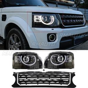 Parrilla Delantera para Auto, Rejilla para Parachoques, Faro Dinámico, Kit de Carrocería para Land Rover Defender Discovery 4 2010-2016, Accesorios para Auto - Product Image 1