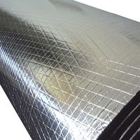 Rouleau de mousse de caoutchouc nitrile Nbr/Pvc enduit de papier d'aluminium avec une excellente isolation de vapeur d'eau