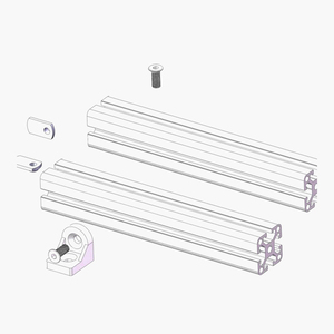 China Leverancier 2046 Gegoten Aluminium 90 Graden 2 Gaten 30 Rotatie Hoekbeugel Voor Aluminium Profiel 30 40 45 - Product Image 5
