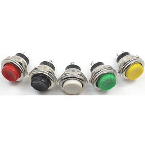 16MM 250VAC Momentary SPST <strong>NO</strong> NC Horn Electrical Push <strong>Buttons</strong> Switch - Product Image 6