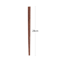 Baguettes de grande taille en bois de wengé naturel Bambus de haute qualité baguettes longues en bois réutilisables pour la cuisson et la marmite