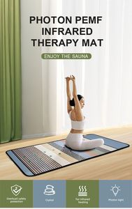 Fitkang Rainbow Tourmaline Sauna Mattress Photon Light Negative Ion Mat for Home Use Spa Fitness - Product Image 3
