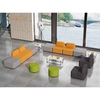 Plancher d'attente de clinique hospitalière modulaire chaise de luxe de meubles de salon en forme de L fournisseur de la Chine