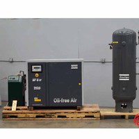Compresseur d'air à vis scroll sans huile SF4/SF8 2,2KW/3,7KW refroidi par air avec moteur et roulement 220V Garantie 3 ans