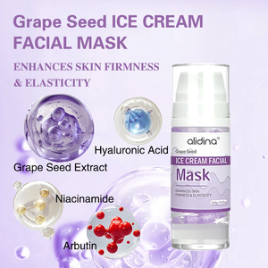 มาส์กหน้าไอศกรีมบำรุงผิวหน้าสูตรวิตามินซีทับทิม ผลิตภัณฑ์ความงามแบรนด์ส่วนตัว สไตล์เกาหลี ช่วยให้ผิวขาวกระจ่างใส - Product Image 6