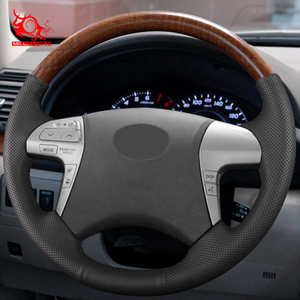 <span class=keywords><strong>Hilux</strong></span> 하이랜더 캠리 Aurion 2008 2009 2012 스포츠 도요타에 대한 사용자 정의 자동차 핸들 커버 1 세트 사용자 정의 색상 MRBULLS - Product Image 4
