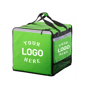 High Quality Customized Wholesale Foldable Delivery Bag PP Woven Printed Thickened Food Courier Backpack Promotional Purpose