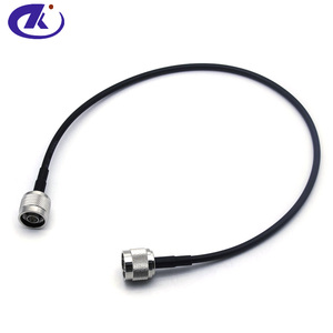 Cable de puente <span class=keywords><strong>RG58</strong></span> con conector tipo crimpado recto N macho en ambos lados, longitud 500mm - Product Image 3