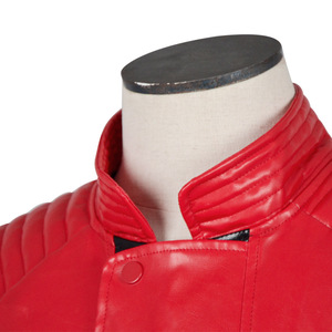 Chaqueta de Cuero Roja de Michael Jackson, Estilo <span class=keywords><strong>Beat</strong></span> It Thriller, para Actuaciones en Escenario, Disfraz Unisex para Cosplay, Halloween y Juegos de Rol - Product Image 5