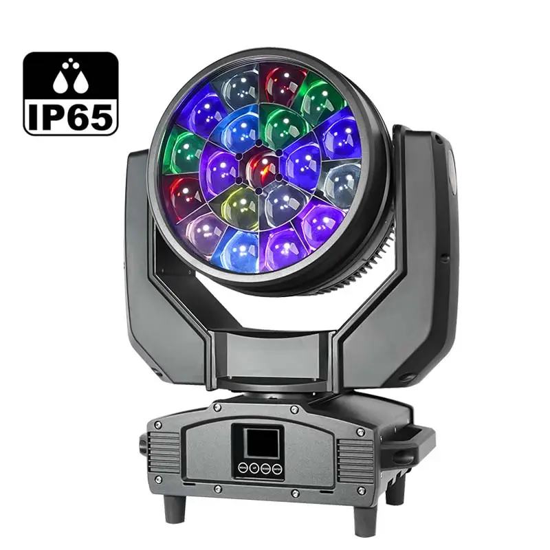 Guangzhou Beyond Lighting Waterproof IP65 Moving Head 19x40W RGBW LED Beam Wash Big Eye Moving Head DMX Stage Lights