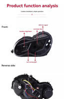 Pièces Automobiles pour Mercedes-Benz Classe C W203 00-06 Phares Avant Assemblés LED Modifiés Feux de Jour Clignotants Phares Xénon