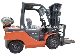 LPGフォークリフトトラック1.5トン3ステージマストリフト高さ6メートル - Product Image 5