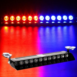Luces estroboscópicas <span class=keywords><strong>LED</strong></span> superbrillantes <span class=keywords><strong>para</strong></span> <span class=keywords><strong>parabrisas</strong></span> delantero de coche, accesorios de emergencia <span class=keywords><strong>para</strong></span> automóvil, 12 luces <span class=keywords><strong>LED</strong></span> intermitentes de advertencia - Product Image 1