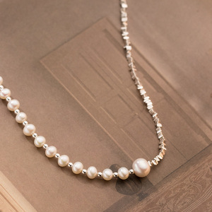 Collar de Hueso de Serpiente de Plata Pura S925 Wenchi con Diseño Estilo INS, Cadena de Clavícula Templada para Mujer, Modelo 20968 - Product Image 4