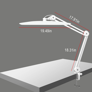 Lampe <span class=keywords><strong>de</strong></span> Bureau LED à Pince pour Ongles 2028, Protectrice des Yeux, 38W 3500 Lumens, pour Salon, Maison, Étude, Bureau et Établi – Fournitures <span class=keywords><strong>de</strong></span> <span class=keywords><strong>Manucure</strong></span> pour Techniciennes des Ongles - Product Image 5