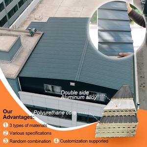 Panel Sándwich <span class=keywords><strong>para</strong></span> Techo Exterior de Aluminio con <span class=keywords><strong>Aislamiento</strong></span> Térmico, Precio de Fábrica, <span class=keywords><strong>Mejor</strong></span> que el Panel Sándwich de EPS <span class=keywords><strong>para</strong></span> Techo - Product Image 1