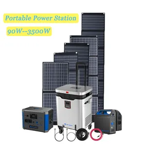 500 Watt Power Supply Emergency Energy Storage Ac Solar Power Generator 300w 600w Portable Power Station With Solar Panels