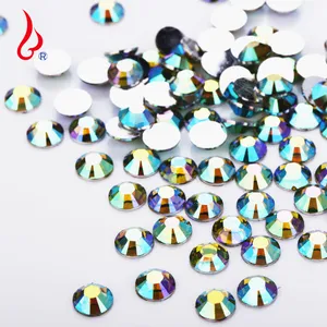 Lan Guang 6mm Flat Back Resin Loose Rhinestone Beads Embellishment Resin Non Hotfix Sew On Rhinestone