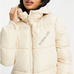 <b>Thinly</b> Layered Woven Eco-Friendly Windproof <b>Puffer</b> <b>Jacket</b> for Women Cozy Stylish Design for Warm Windy Days Outdoor Use - Product Image 4