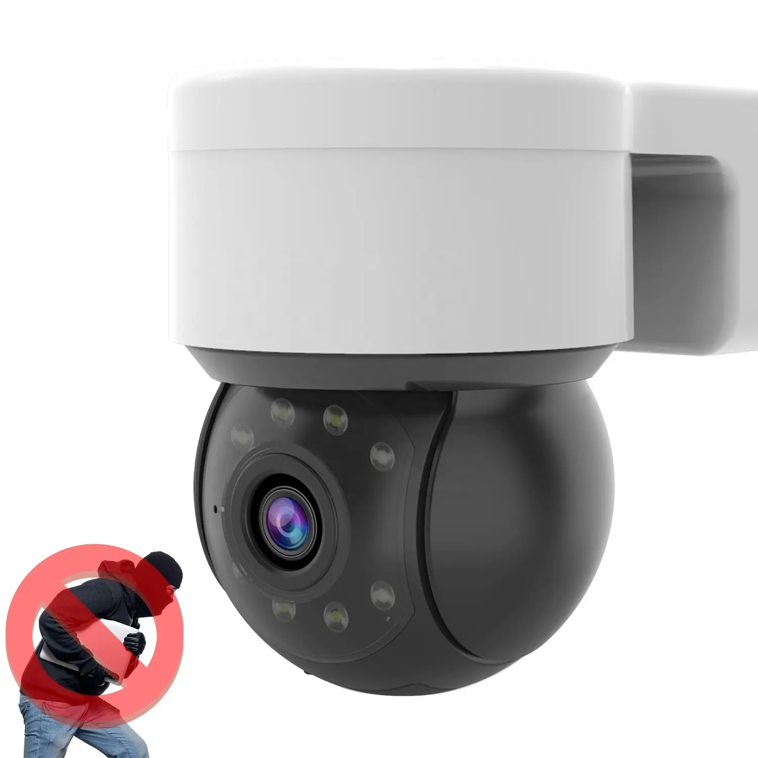 Tuya WiFi Outdoor Wireless Security CCTV IP Camera with Mobile App Control and Motion Tracking