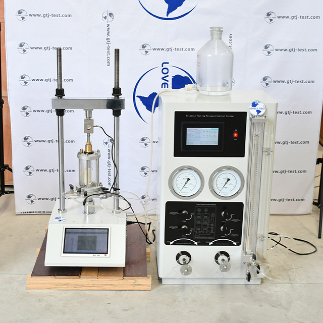 Automatic Soil Triaxial Test Equipment 10KN Triaxial Tester