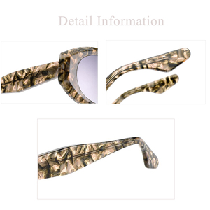 Moda popolare ovale acetato donne occhiali da <span class=keywords><strong>sole</strong></span> di lusso retrò Brandy blu scuro di colore UV400 uomini 3 + 2 cerniera tempio occhiali da <span class=keywords><strong>sole</strong></span> 2025 - Product Image 5