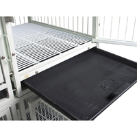 Hôpital vétérinaire pour animaux de compagnie clinique en acier inoxydable 304 cage modulaire pour animaux de compagnie Caisse pour chien avec CE