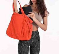 Sac à bandoulière en nylon léger 18 L pour femmes Sac à main fourre-tout Side-Cinch Shopper Bags for Workout Beach Travel