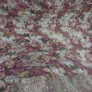 Tela Jacquard de Alta Calidad 100% con Cuentas Hechas a Mano Intrincadas, Material de Lujo para Saris, Lehengas y Vestidos 2025 - Product Image 2