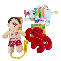 Porte-clés en peluche personnalisé classique et original pour nettoyer les dents des chiens et des chats, conforme aux normes CE ASTM - Marque HUGMEI