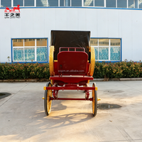 Calèche royale électrique de luxe personnalisée à vendre, calèche électrique sans chevaux 4 places, calèche touristique