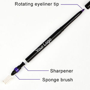 Delineador de Ojos Vegano <span class=keywords><strong>3</strong></span> en 1 Personalizado, Lápiz Giratorio a Prueba de Agua, Marca Privada, Sin Aceite, Mate, Negro, Blanco, Colorido, Gel - Product Image 5
