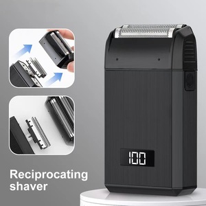 <b>Head</b> Shaver for Bald Men High Speed Men Foil Shaver <b>Razor</b> Wet and Dry Double-use Waterproof Electric Shaver <b>Razor</b> Beard Trimmer - Product Image 2