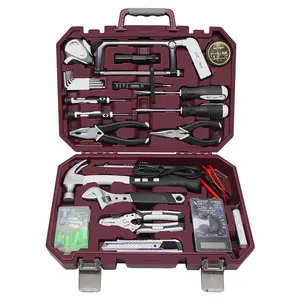 84 Stuks Hardware Tools Set Combinatie Set Huishoudelijke Handmatige Houtbewerking Gereedschapskist Schroevendraaier Gereedschapsset