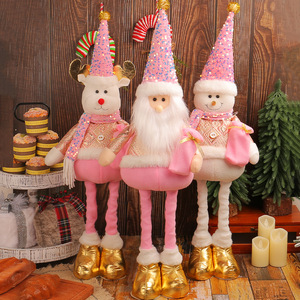 Nuevo estilo, múltiples muñecas navideñas, juguetes <span class=keywords><strong>de</strong></span> pie, muñeco <span class=keywords><strong>de</strong></span> nieve navideño, muñeco <span class=keywords><strong>de</strong></span> <span class=keywords><strong>reno</strong></span>, adornos para escaparates <span class=keywords><strong>de</strong></span> Hotel - Product Image 1
