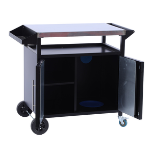 Carrito <span class=keywords><strong>de</strong></span> <span class=keywords><strong>Barbacoa</strong></span> para Exteriores, Apto para Preparación <span class=keywords><strong>de</strong></span> Cocina y <span class=keywords><strong>Barbacoa</strong></span>, con Asas Laterales - Product Image 2