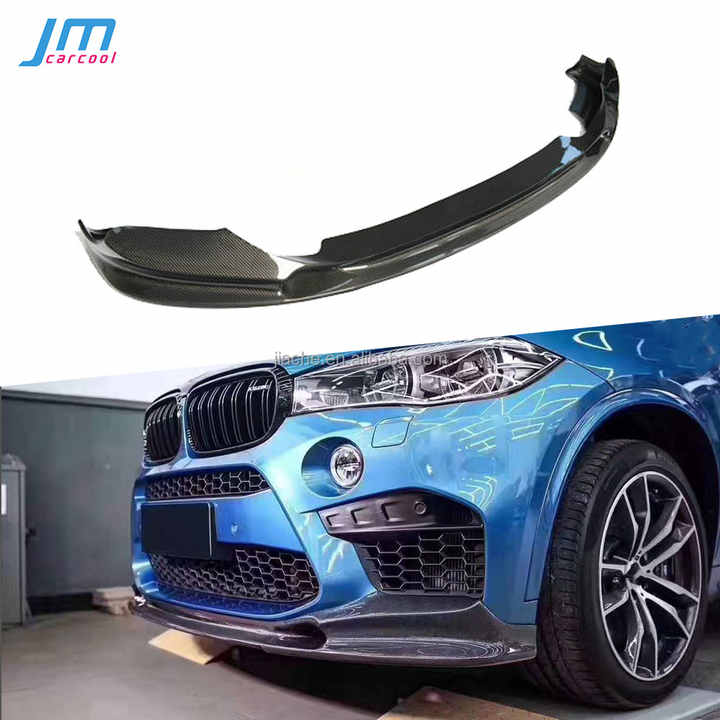 Carbon Fiber Front Bumper Lip Spoilers for BMW X5M & X6M
